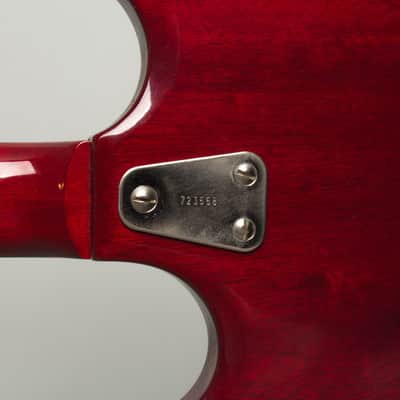 Hagstrom H-8 8-String Bass Solid Body Electric Bass Guitar (1968), ser. #723558, period chipboard case. image 14