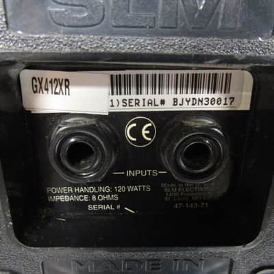 Crate GX412XR 4x12 Guitar Speaker Cabinet, Made In USA image 9