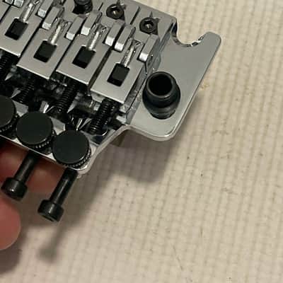 2000's Schaller Made in Germany Chrome Original Floyd Rose Tremolo Bridge & Arm Set, Brass Block image 16