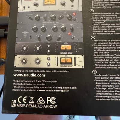 Universal Audio Arrow 2x4 Thunderbolt 3 Interface with Solo DSP Processor 2010s - Gray image 5