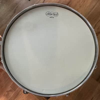 Rogers Powertone 5 x 14" Chrome over Brass Snare Drum  #6530 8 Lug Vintage Cleveland Era image 8