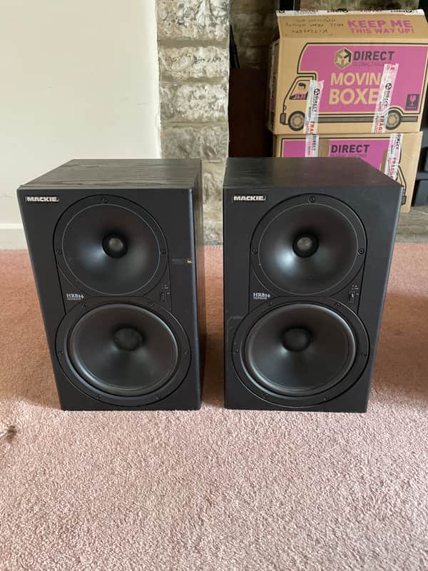 Mackie HR824 8" Active Studio Monitors (Pair) 1997 - 2007 - Black image 1