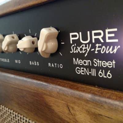 Pure Sixty Four/Pure 64 Mean Street 6L6 Hand-Wired One of a Kind Boutique Amp + Matching 410 Cabinet image 3