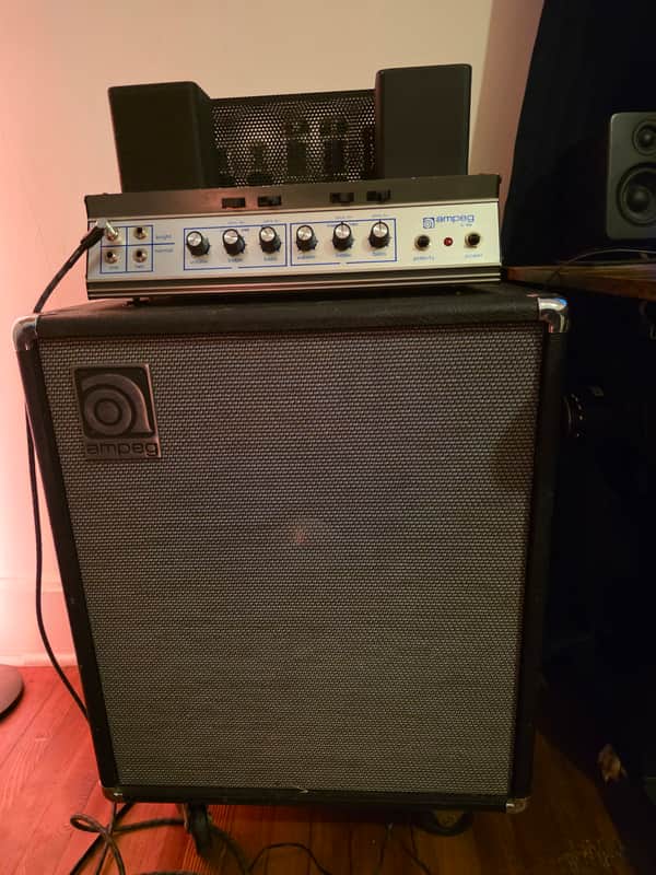 Ampeg B-15N Portaflex 25-Watt 1x15" Bass Combo 1968 - Black Vinyl image 1