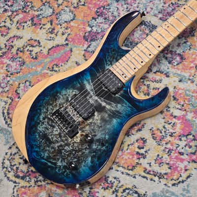 Kiesel Aries 2018 - Aqua Blue Poplar Burl Top image 2