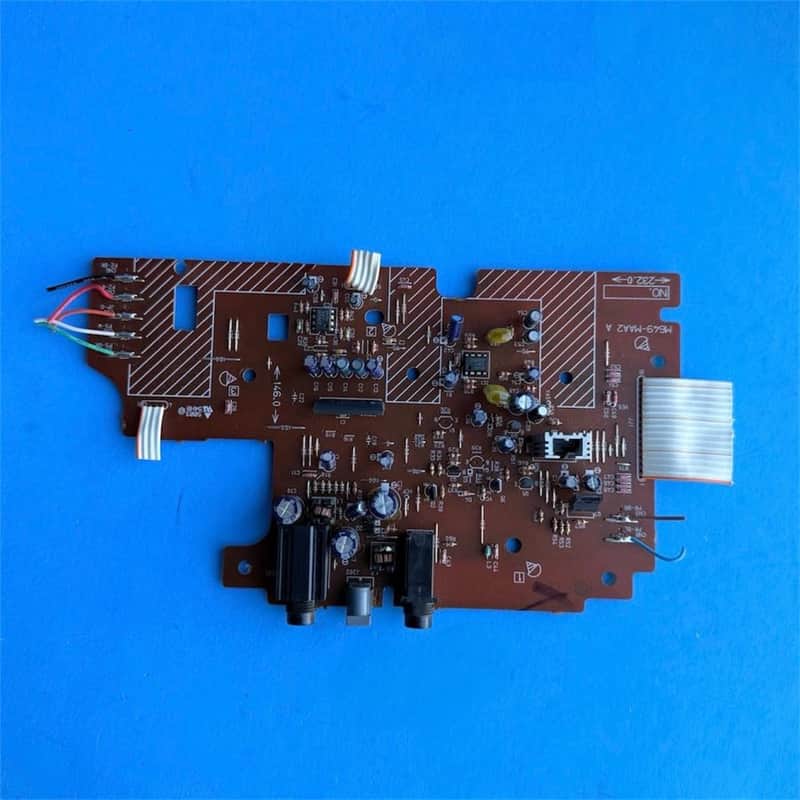 CASIO LK-92TV Lighting Keyboard Part: DC Sustain Phones Board PCB M649-MAA2 image 1