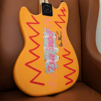Fender David Bowie "Ziggy Stardust" Mustang 1 of 1 - Pro Setup - Artist Guitar - Original - Capri Orange image 21