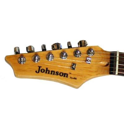 Johnson by AXL Stratocaster Style Electric Guitar - Black - EMG Designed Pickups image 2