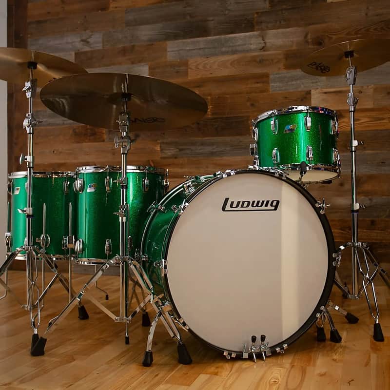 Ludwig Classic Maple Zep Outfit 10x14 / 16x16 / 16x18 / 14x26" Drum Set image 1