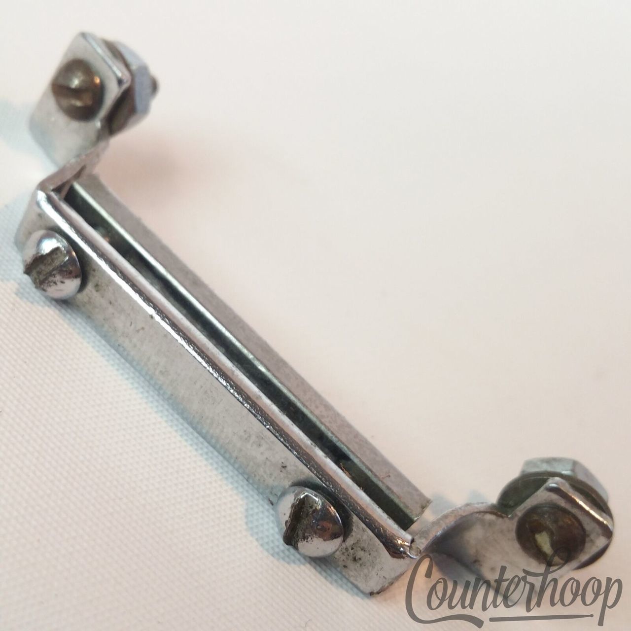 Gretsch Chrome Snare Drum Butt Plate 2 1/4" Round Badge RB Vintage 60s* — main photograph