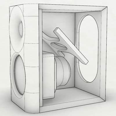 Isobaric Studio Monitor 55 (Yamaha HS5 dimension ) image 12