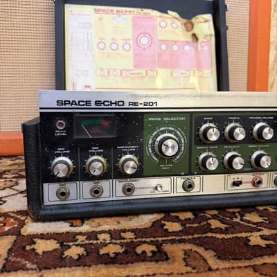 Vintage 1970s Roland RE201 Space Echo Made in Japan Original Tape Delay Unit image 3