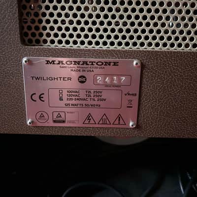 Magnatone Twilighter 22-Watt 1x12" Guitar Combo 2013 - Present - Brown image 3