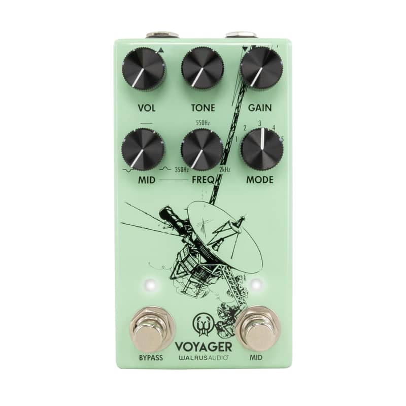 Walrus Audio Voyager MKII Pre-Amp Overdrive Pedal, Seafoam image 1