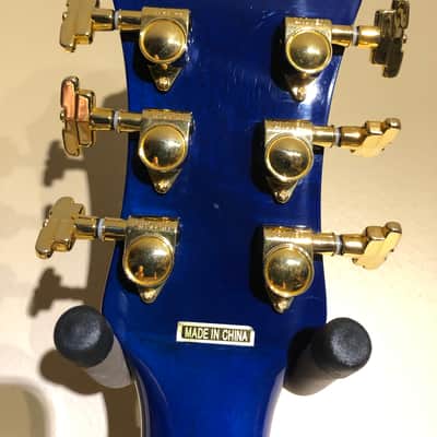 Michael Kelly Phoenix Jazz Archtop Semi Hollowbody 2005 - Blue Burst Flametop image 23