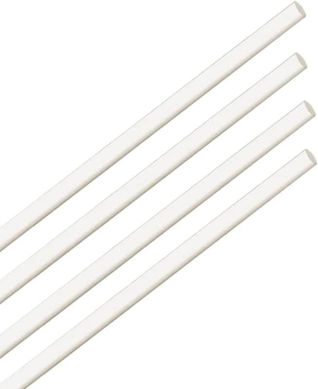 StewMac ABS Plastic Side Dot Material, White, 1/16" Diameter - 4 Pack image 1