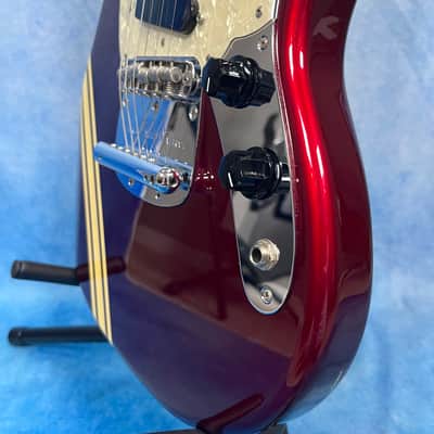 2004 Fender MG-73 Competition Mustang Old Candy Apple Red, CIJ image 11