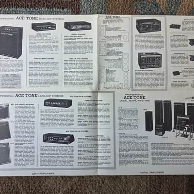 Vintage 1960's Ace Tone Amplifier Catalog! Rare, Original Case Candy! image 2