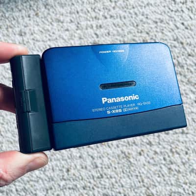 Panasonic SX33 Walkman Cassette Player, Excellent Blue ! Running ! image 11