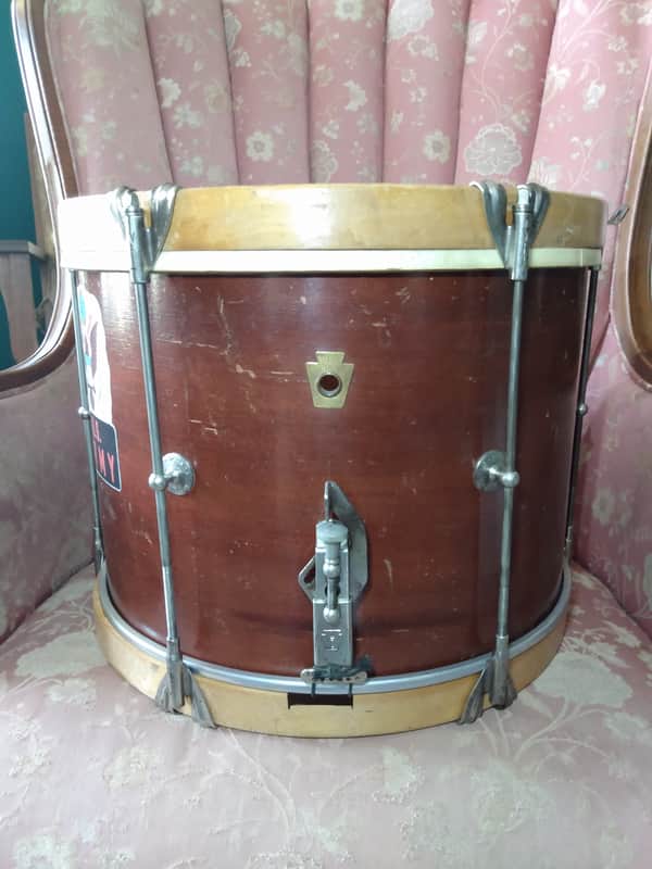 WFL 10x14 Parade Snare 1940s, 50s - Mahogany image 1