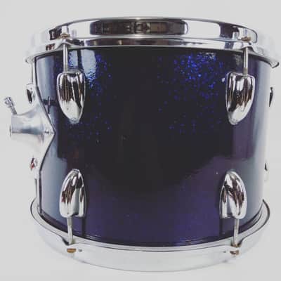 Slingerland 9x13" Dark Purple/Blue Sparkle Vintage 60s Tom Drum Sound King 3Ply image 5