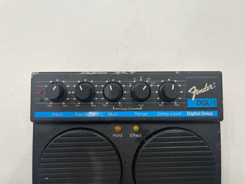 Fender DGL-1 Stereo Digital Delay Echo Vintage Guitar Effect Pedal