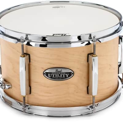 Pearl Modern Utility 12" x 7" 6-Ply Maple Snare Drum (#224 Matte Natural) image 1