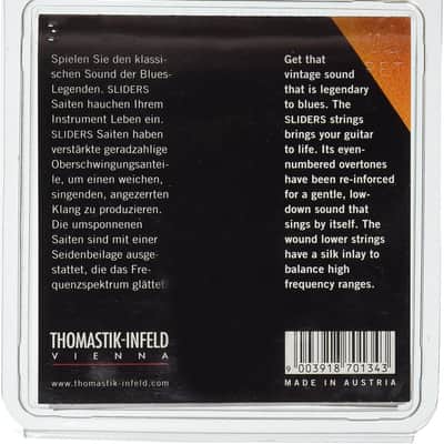 Thomastik-Infeld SL109 Blues Sliders Round Wound Nickel Electric Guitar Strings Light (.009-.043) image 2
