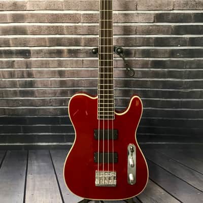 Custom Build - Birdsong Designed T Bass - Short Scale - Candy Apple Red image 13