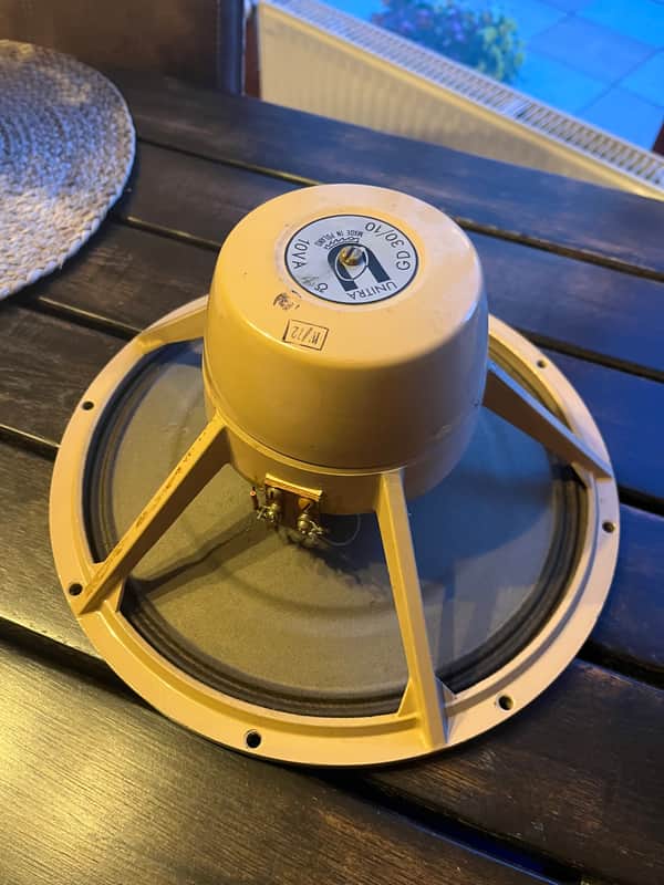 Vintage UNITRA GD 30/10 AlNiCo 12" speaker - 1970s - Beige image 1