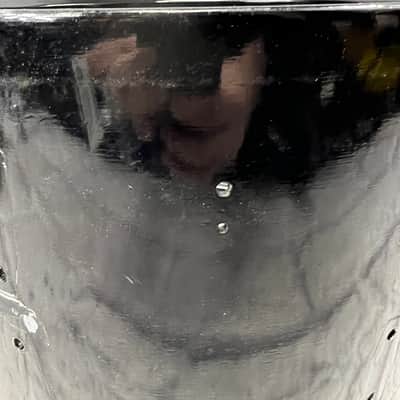 Unknown Black Lacquer 13x9 Rack Tom Snare Conversion AS IS image 8