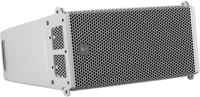 RCF HDL6-A W 1400 Watt Active 2 Way Line Array Module Speaker White image 1