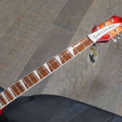 2012 Rickenbacker 360 Semi-Hollow Electric Guitar FireGlo + GB image 7