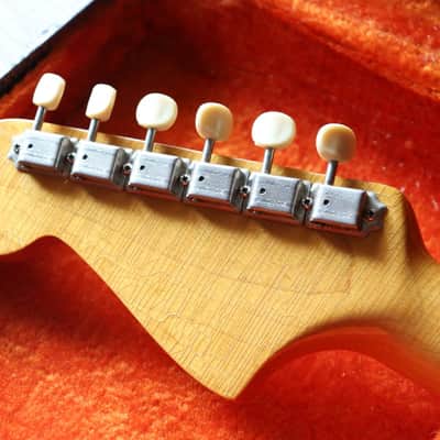 Fender Musicmaster II Dokata Red 1965 L series Brazilian board image 8
