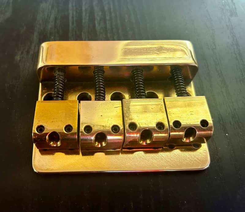 Kahler? Gary Kahler? Brass Factory?  High Mass Full Brass Bass Bridge 1970s - 1980s - Brass image 1