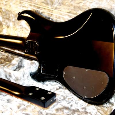 WESTONE X695BK SPECTRUM LX Bass  1986 Black.  BY MATSUMOKU.  TWO NECKS. Fretted & Fretless.  RARE. image 21