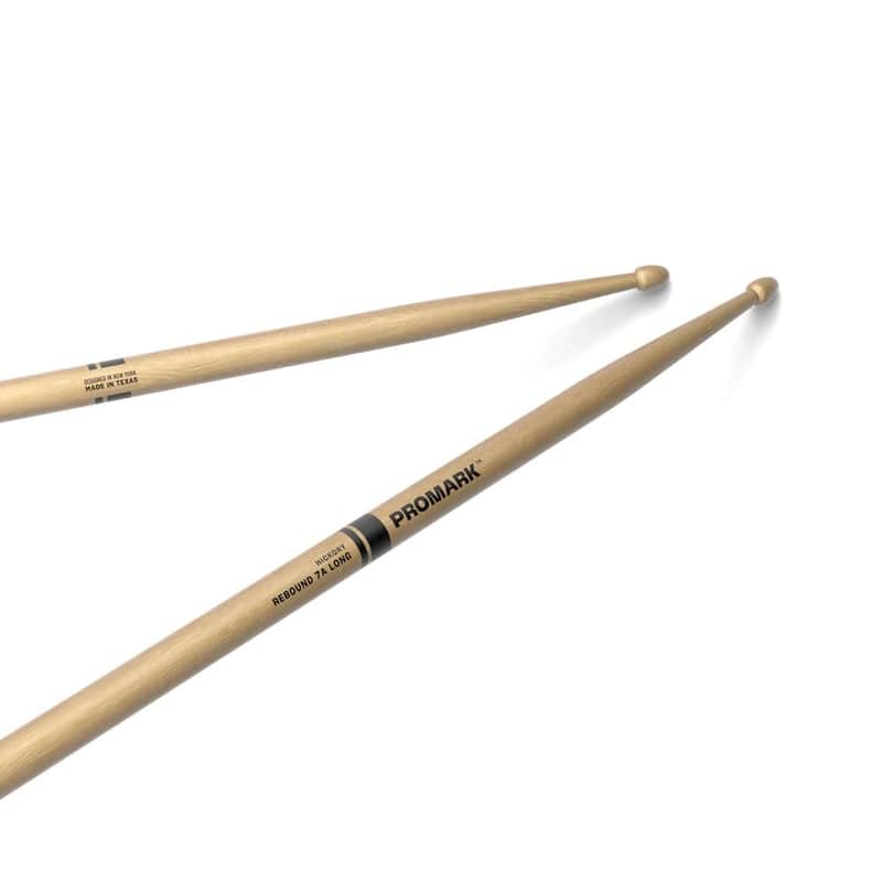 ProMark Rebound 7A Long Hickory Acorn Tip Drum Stick image 1