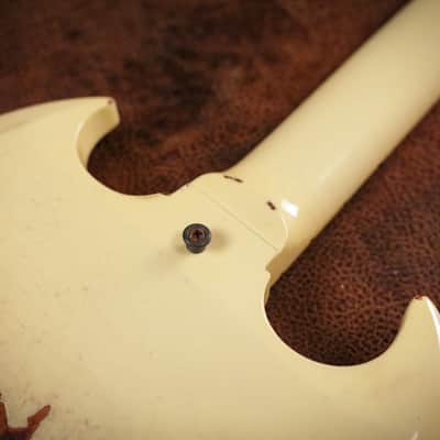 Gibson Custom 1963 SG Special Heavy Aged in Classic White image 14