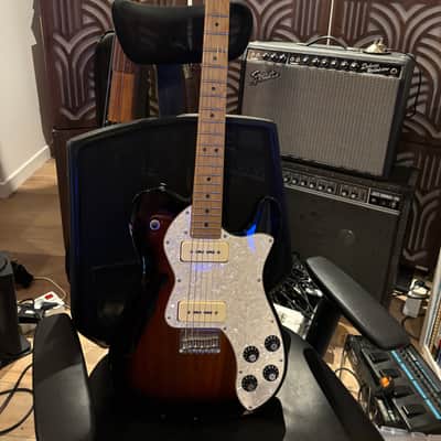 TRADES WELCOME Fender Modern Player Telecaster Thinline Deluxe roasted maple neck Seymour Duncan Affinity locking tuners image 2