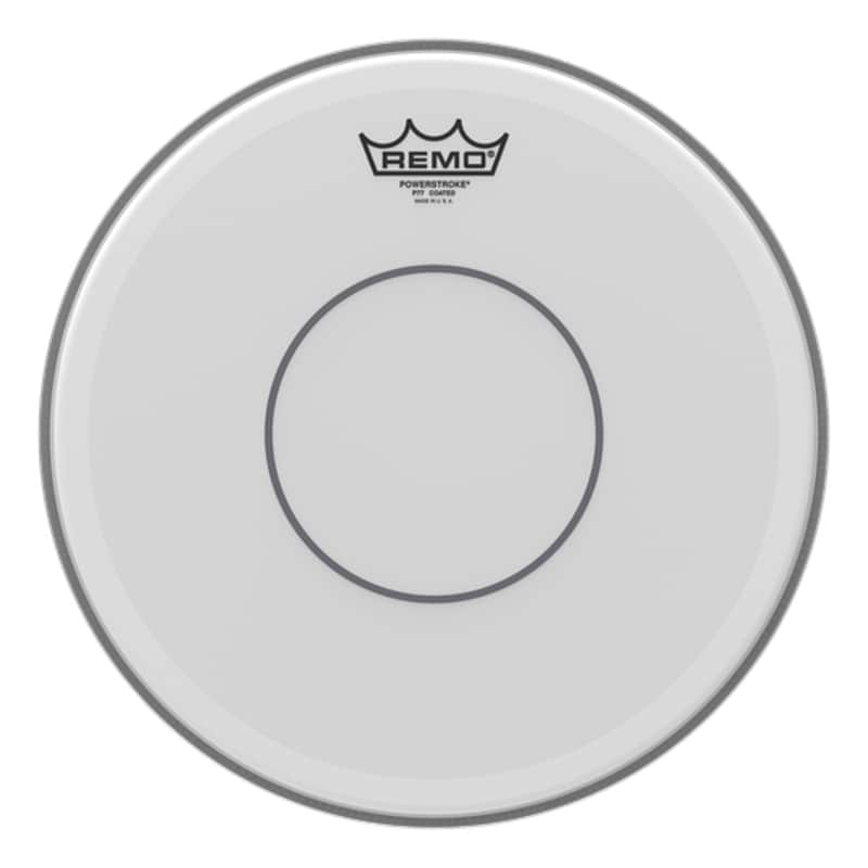 Remo Powerstroke 77 Coated Top Clear Dot Snare Drum Head 13" 2010s - Coated image 1