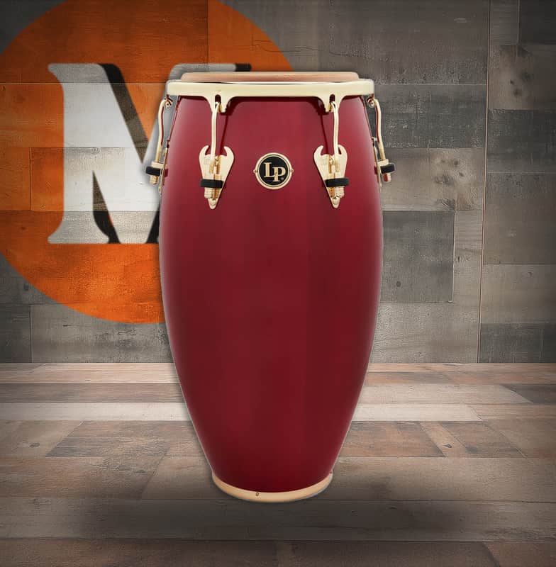 Latin Percussion LP Matador Conga Oak Red Gold, 11-3/4" (M752S-RW) image 1