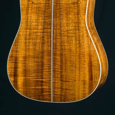 Martin D-41 Custom Premium Flamed Koa and Adirondack Spruce Amber Burst with Paua Pearl NEW image 15