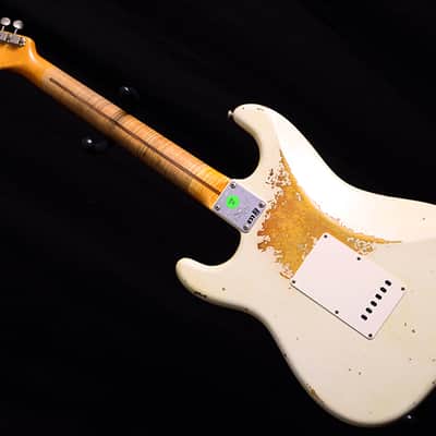 Fender Custom Shop 1959 Stratocaster Journeyman Relic NAMM 2019 LTD Olympic White/3 Tone Burst image 16