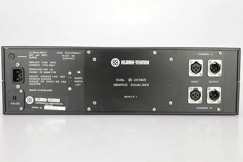 Klark Teknik DN360 2-Channel 30-Band Graphic EQ image 2
