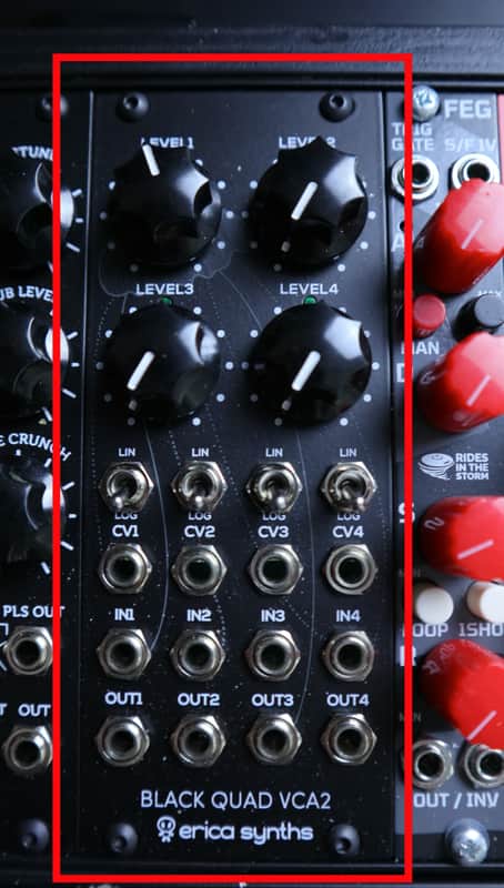 Erica Synths Black Quad VCA2 2014 - 2020 - Black image 1
