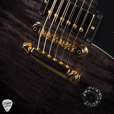 Gibson Custom Shop Made 2 Measure Les Paul Custom Figured Charcoal Widow 9.14 #CS600481 image 13