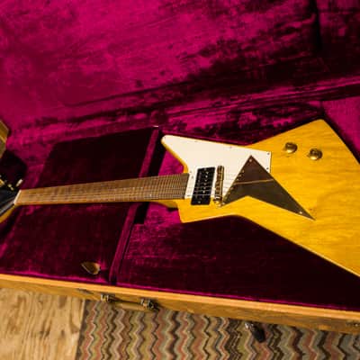 Roger Giffin built 1994 Gibson Custom Shop Korina Explorer 7 string 36 fret image 1