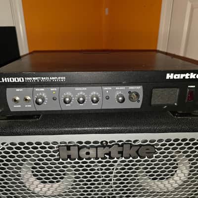 Hartke LH-1000 , HyDrive 4×20 & 1 × 15 cabs. Absolutely mint. 2015 - Very good and all cables included. image 7