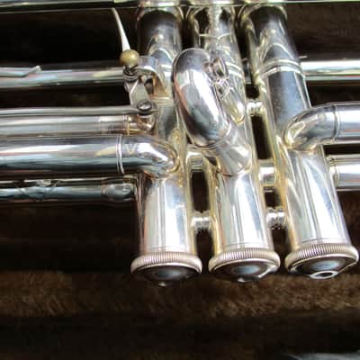Bach 37 Bb Trumpet 1984 1st & 3rd Valve Triggers - Silver image 12