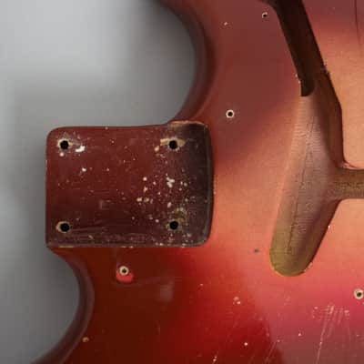Fender  Duo-Sonic Solid Body Electric Guitar (1963), ser. #83001, original brown hard shell case. image 18